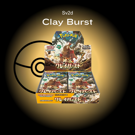 Japanese Pokemon booster box clay burst sv2d