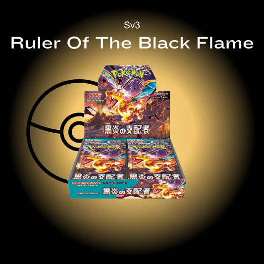 Pokémon trading card game sv3 with 'Ruler Of The Black Flame'