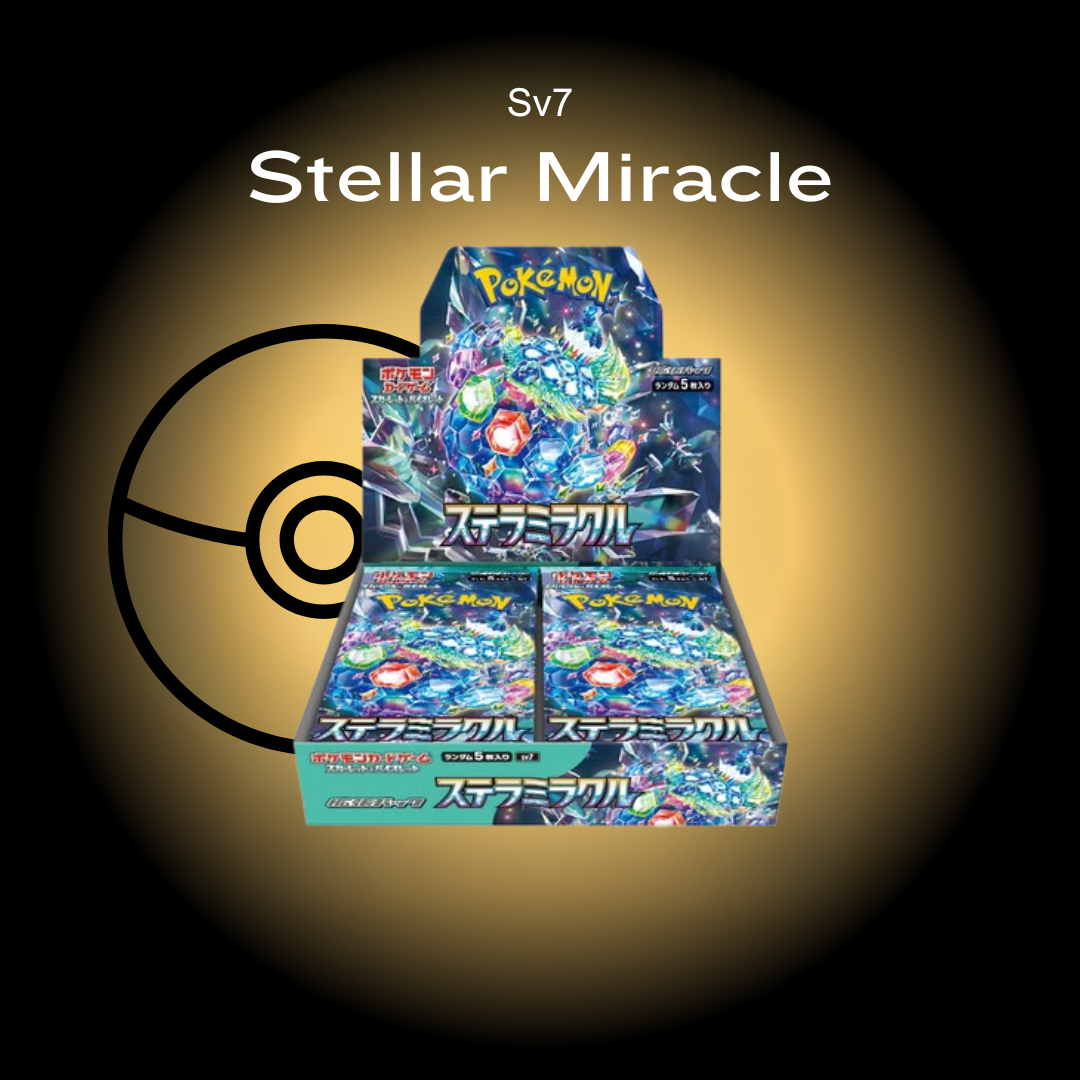 Japanese Pokemon booster box stellar miracle sv7