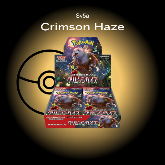 Japanese Pokemon booster box crimson haze