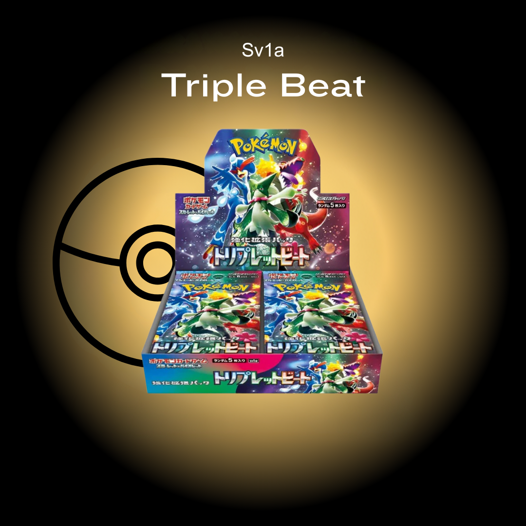 Japanese Pokemon booster box triple beat sv1a