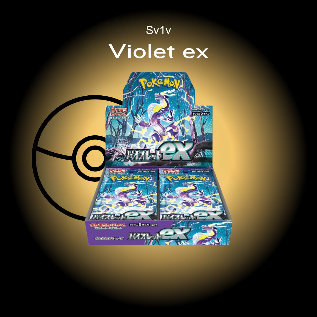 Japanese Pokemon booster box violet ex sv1v