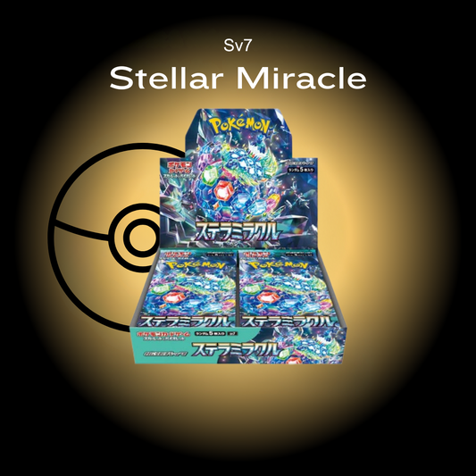Japanese Pokemon booster box stellar miracle sv7